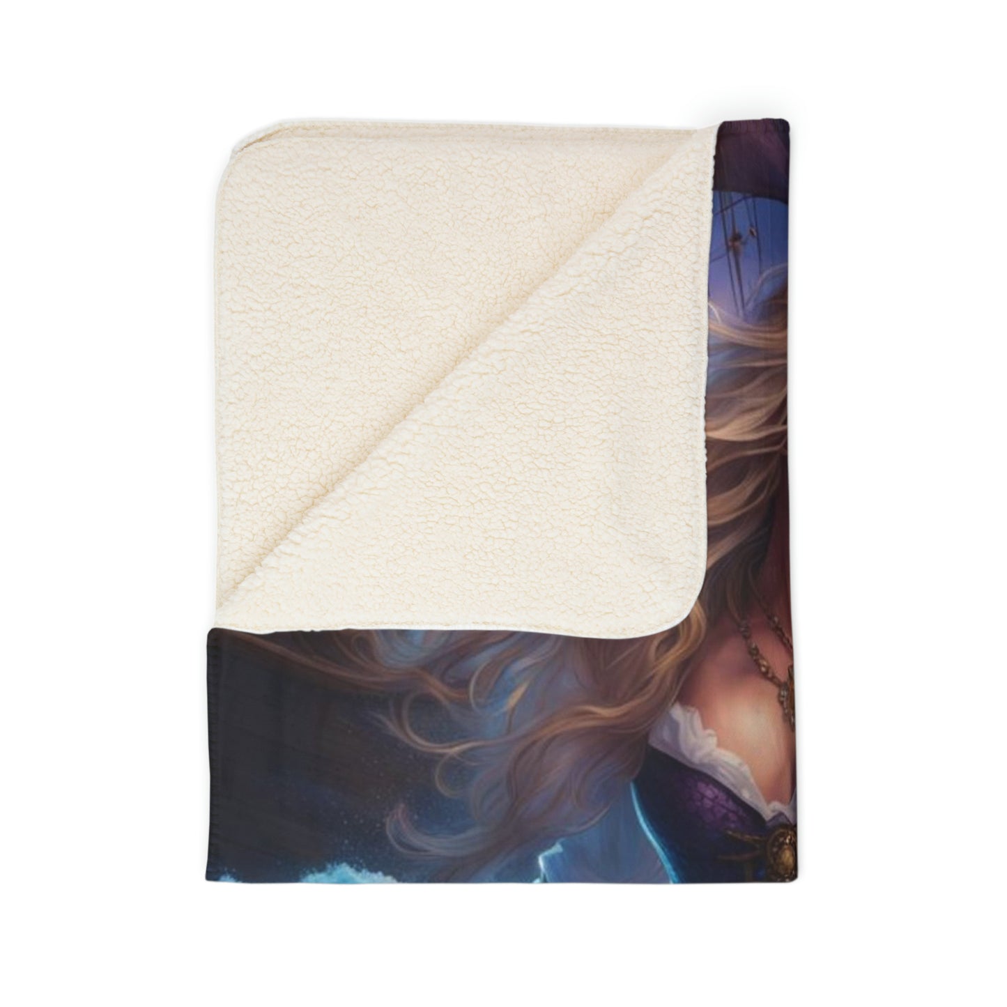 Fleece Sherpa Blanket Siren