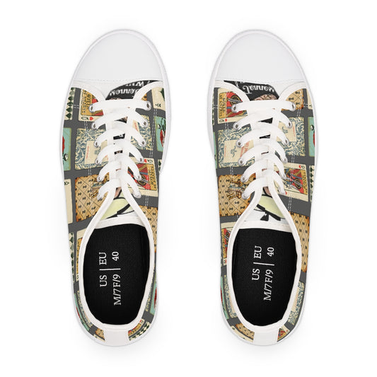 Women's Low Top Alice in Wonderland Sneakers Limited Edition!