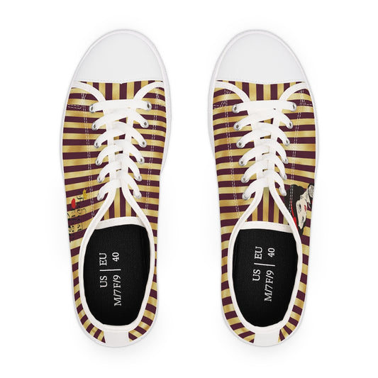 Women's Low Top Snow White Sneakers Limited Edition!